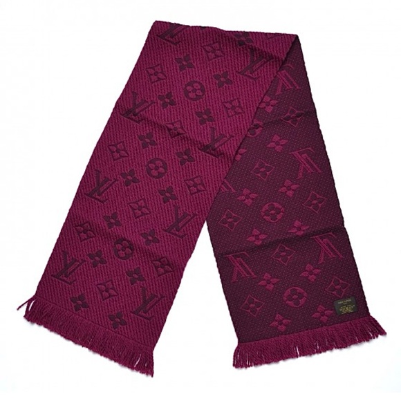 Louis Vuitton Wool and Silk Logomania Scarf - Picture 3 of 9